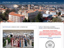 Tablet Screenshot of pazinski-kolegij.hr